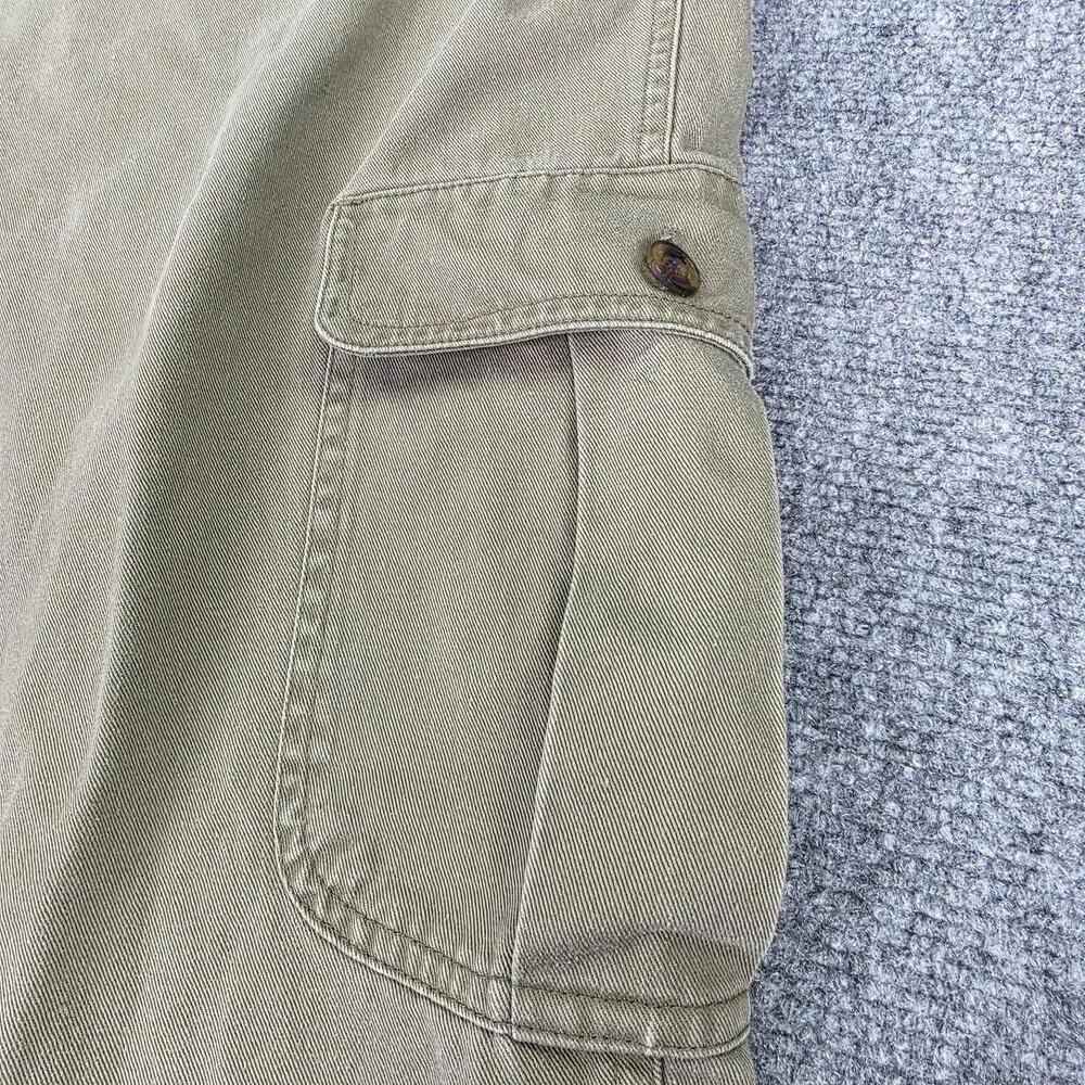 Cabelas Pants Mens 40 Beige Cargo Relaxed Fit Outdoor Casual Utility Workwear